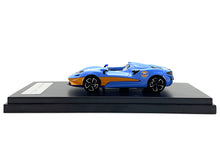 Load image into Gallery viewer, McLaren Elva Convertible Light Blue with Orange Accents &quot;Gulf Oil&quot; 1/64 Diecast Model Car by LCD Models LCD Models
