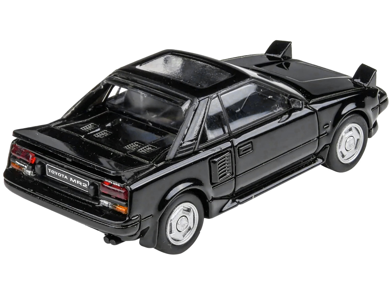 1985 Toyota MR2 MK1 Black Metallic with Sunroof 1/64 Diecast Model Car by Paragon Models Paragon