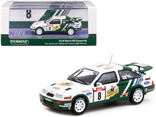 Load image into Gallery viewer, Ford Sierra RS Cosworth #8 Didier Auriol - Bernard Occelli Winner &quot;Tour de Corse - Rallye de France&quot; (1988) &quot;Hobby64&quot; Series 1/64 Diecast Model Car by Tarmac Works Tarmac Works
