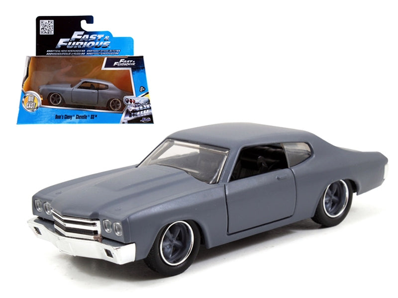 Dom's Chevrolet Chevelle SS Primer Grey "Fast & Furious" Movie 1/32 Diecast Model Car by Jada Jada