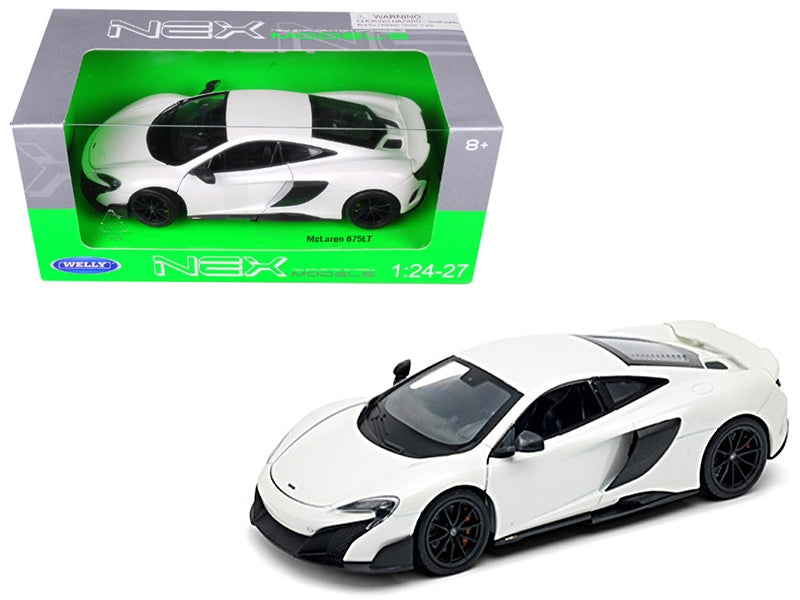 McLaren 675LT Coupe White 1/24-1/27 Diecast Model Car by Welly Welly