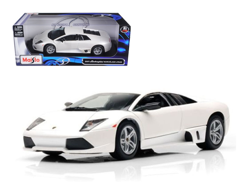 2007 Lamborghini Murcielago LP640 White 1/18 Diecast Model Car by Maisto Maisto