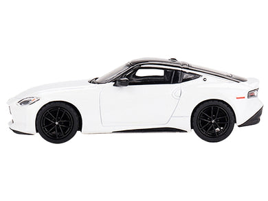 2023 Nissan Z Performance Everest White Metallic with Black Top Limited Edition to 3000 pieces Worldwide 1/64 Diecast Model Car by True Scale Miniatures True Scale Miniatures