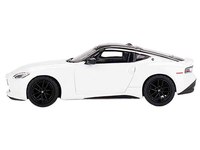 2023 Nissan Z Performance Everest White Metallic with Black Top Limited Edition to 3000 pieces Worldwide 1/64 Diecast Model Car by True Scale Miniatures True Scale Miniatures