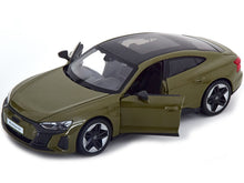 Load image into Gallery viewer, 2022 Audi RS e-Tron GT Dark Green with Black Top and Sunroof &quot;Special Edition&quot; Series 1/25 Diecast Model Car by Maisto Maisto
