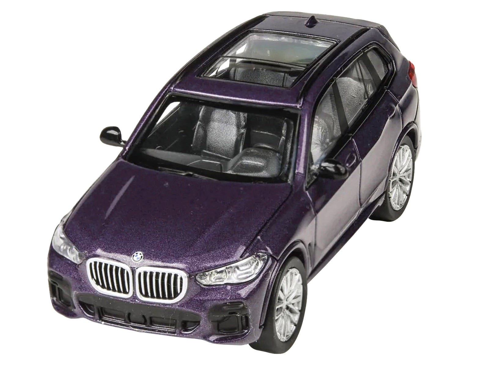 2018 BMW X5 Daytona Violet Metallic with Sunroof 1/64 Diecast Model Car by Paragon Models Paragon