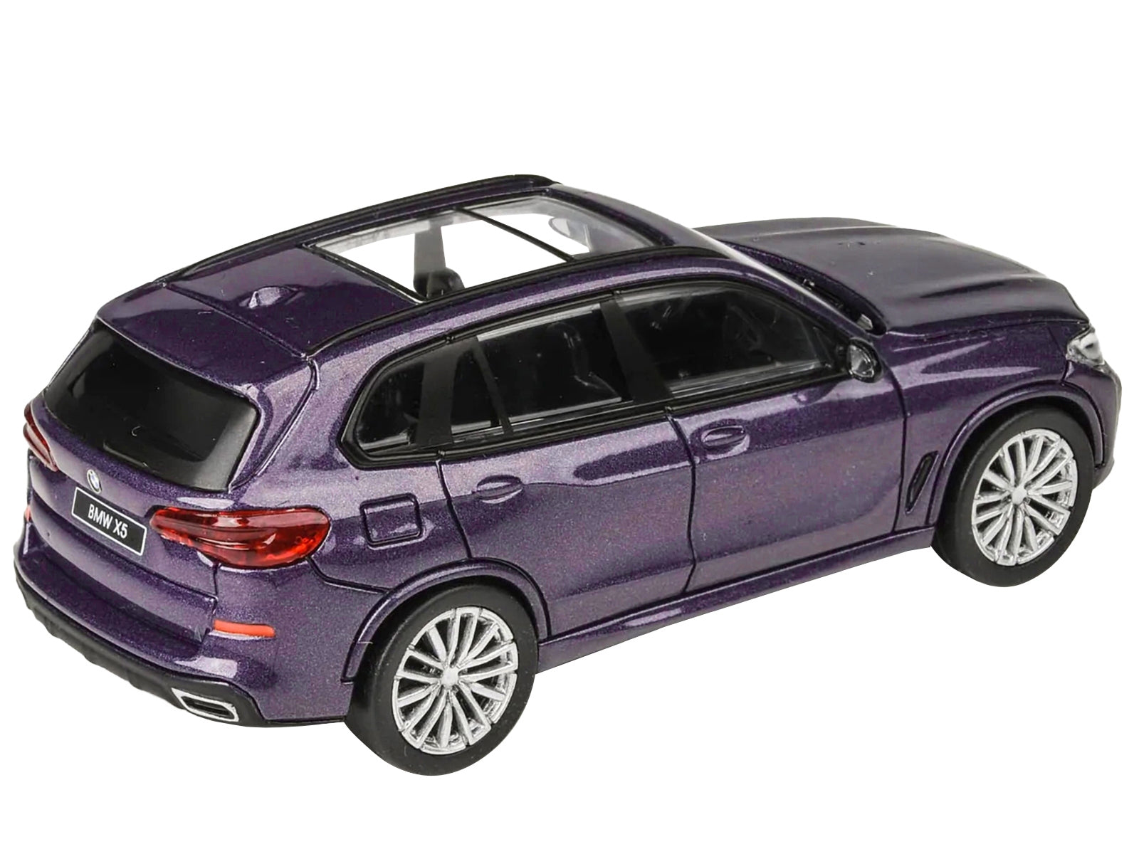 2018 BMW X5 Daytona Violet Metallic with Sunroof 1/64 Diecast Model Car by Paragon Models Paragon