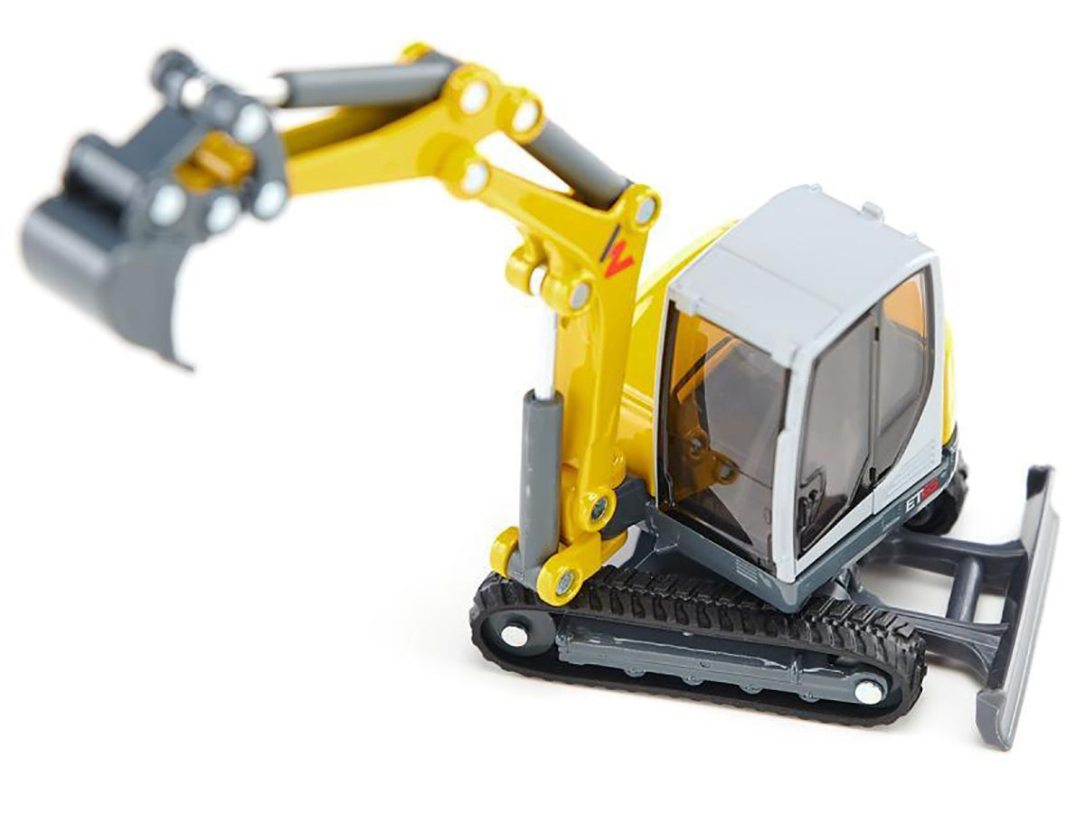 Wacker Neuson ET65 Track Excavator Yellow and Gray 1/50 Diecast Model by Siku SIKU