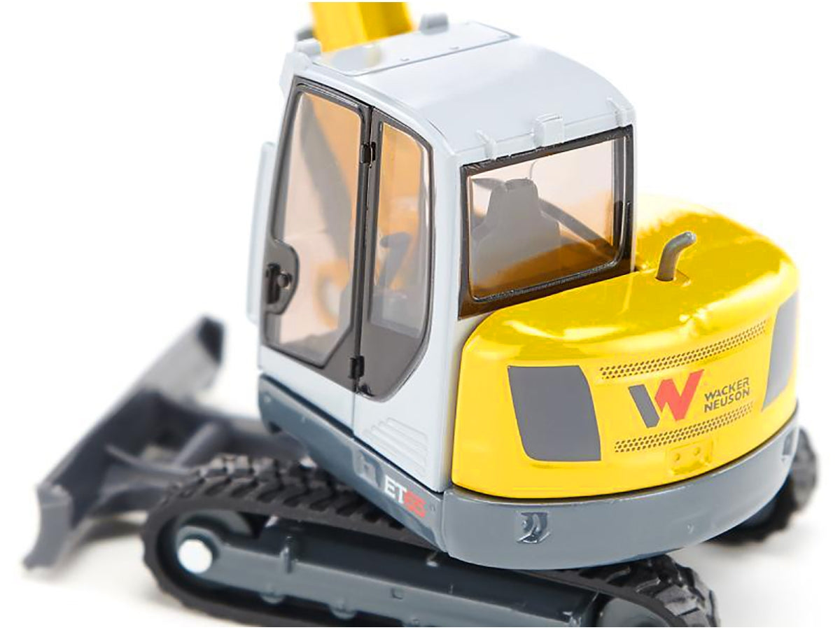 Wacker Neuson ET65 Track Excavator Yellow and Gray 1/50 Diecast Model by Siku SIKU