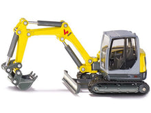 Load image into Gallery viewer, Wacker Neuson ET65 Track Excavator Yellow and Gray 1/50 Diecast Model by Siku SIKU
