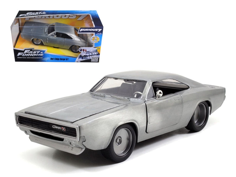 Dom's 1970 Dodge Charger R/T Bare Metal "Fast & Furious 7" (2015) Movie 1/24 Diecast Model Car by Jada Jada