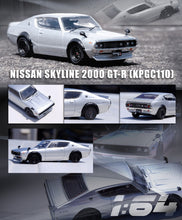 Load image into Gallery viewer, Nissan Skyline 2000 GT-R (KPGC110) RHD (Right Hand Drive) Silver Metallic 1/64 Diecast Model Car by Inno Models Inno Models
