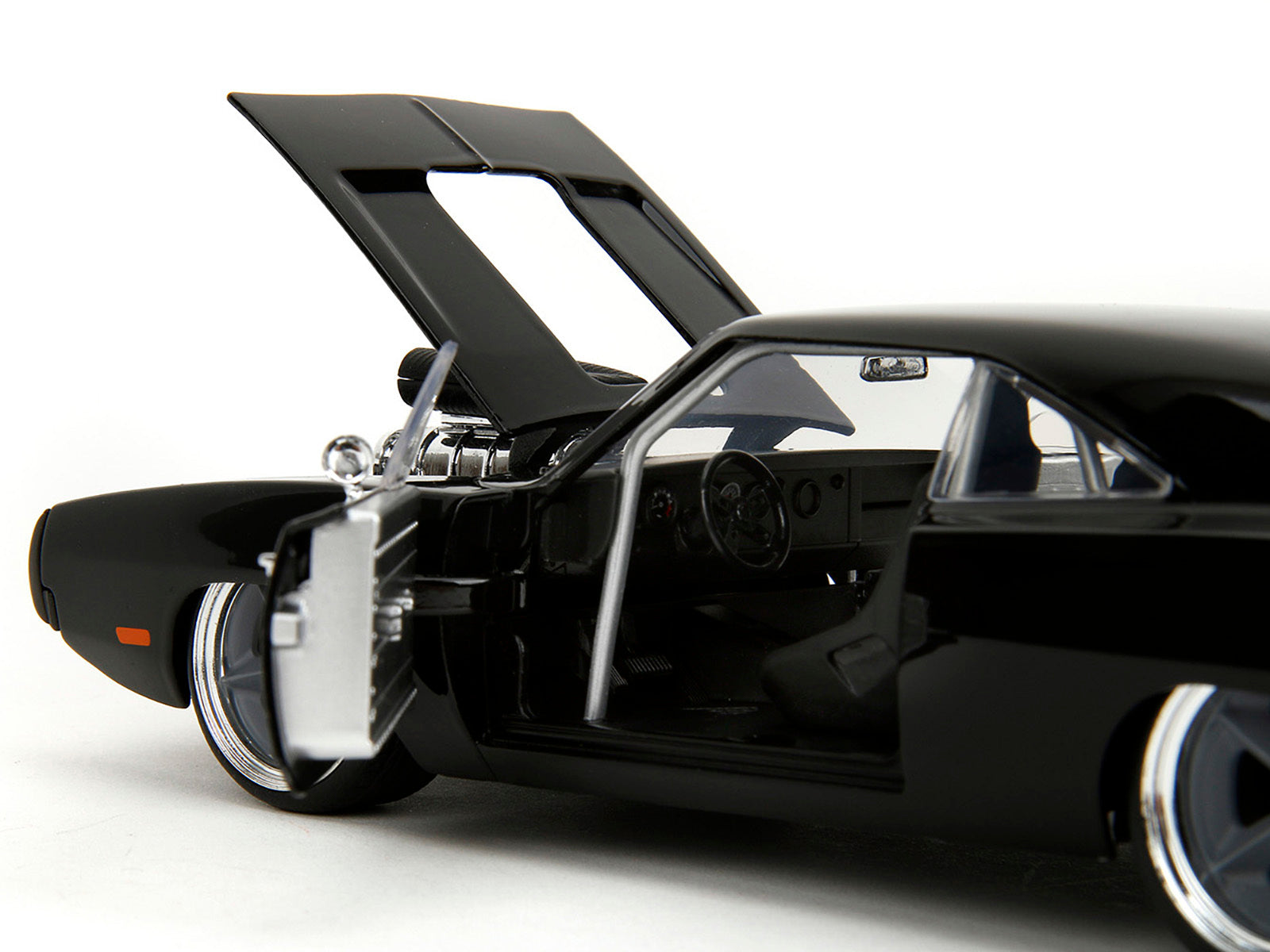 1970 Dodge Charger R/T Black "Fast X" (2023) Movie "Fast & Furious" Series 1/24 Diecast Model Car by Jada Jada