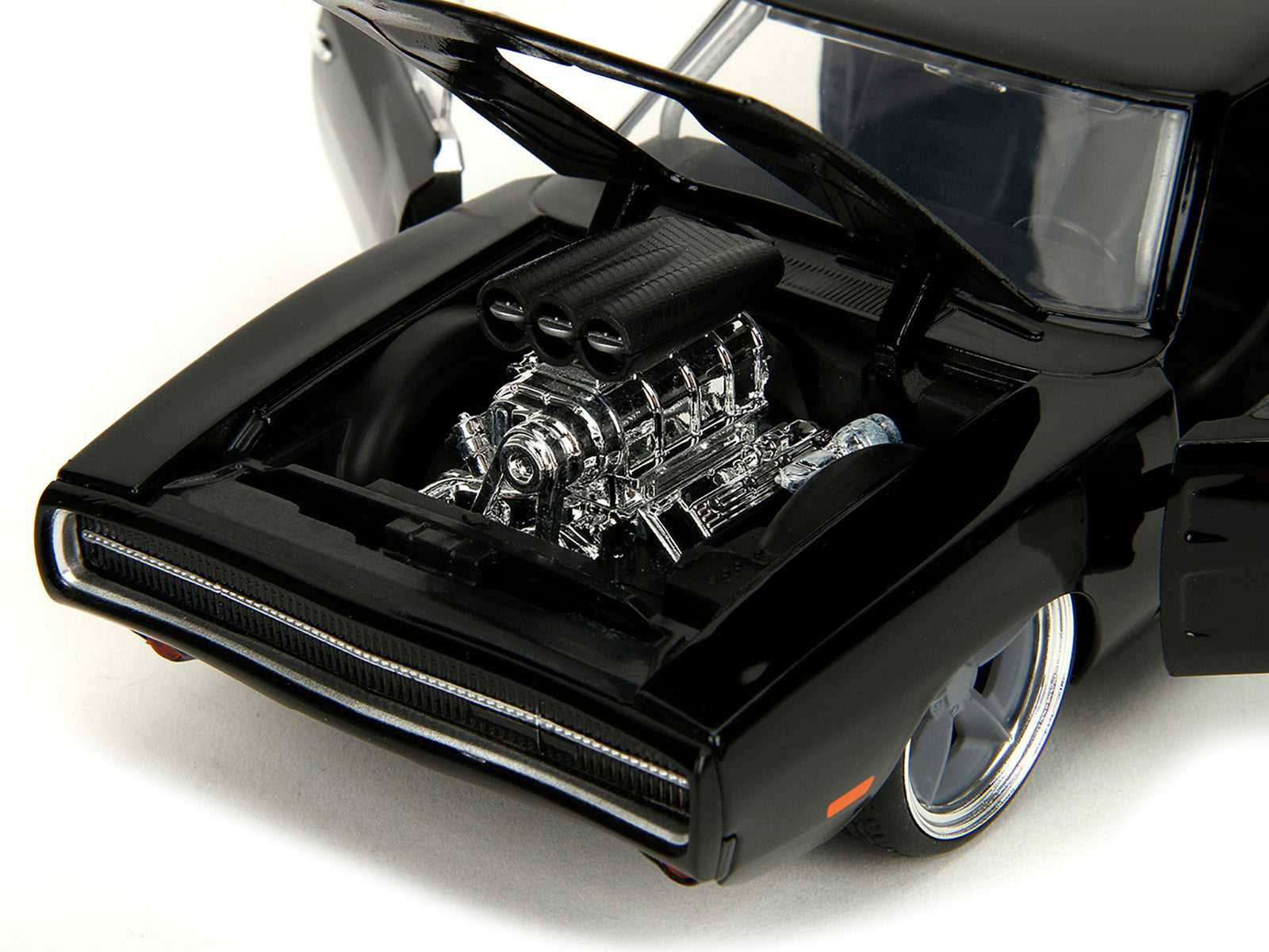 1970 Dodge Charger R/T Black "Fast X" (2023) Movie "Fast & Furious" Series 1/24 Diecast Model Car by Jada Jada