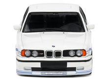 Load image into Gallery viewer, 1994 BMW E34 Alpina B10 BiTurbo White with Blue Stripes 1/43 Diecast Model Car by Solido Solido
