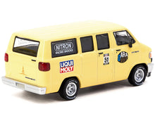 Load image into Gallery viewer, Dodge Ram 150 Van Yellow with Black Hood and Graphics &quot;Global64&quot; Series 1/64 Diecast Model by Tarmac Works Tarmac Works
