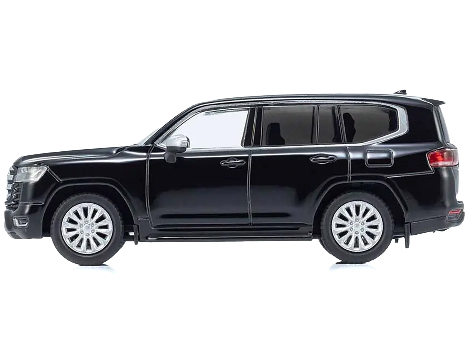 Toyota Land Cruiser ZX RHD (Right Hand Drive) Black with Mini Book No.14 1/64 Diecast Model Car by Kyosho Kyosho