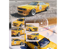 Load image into Gallery viewer, Nissan Silvia (S14) Boss RHD (Right Hand Drive) #23 Yellow &quot;Rocket Bunny - SEMA (Specialty Equipment Market Association) Show 2015&quot; 1/64 Diecast Model Car by Inno Models Inno Models
