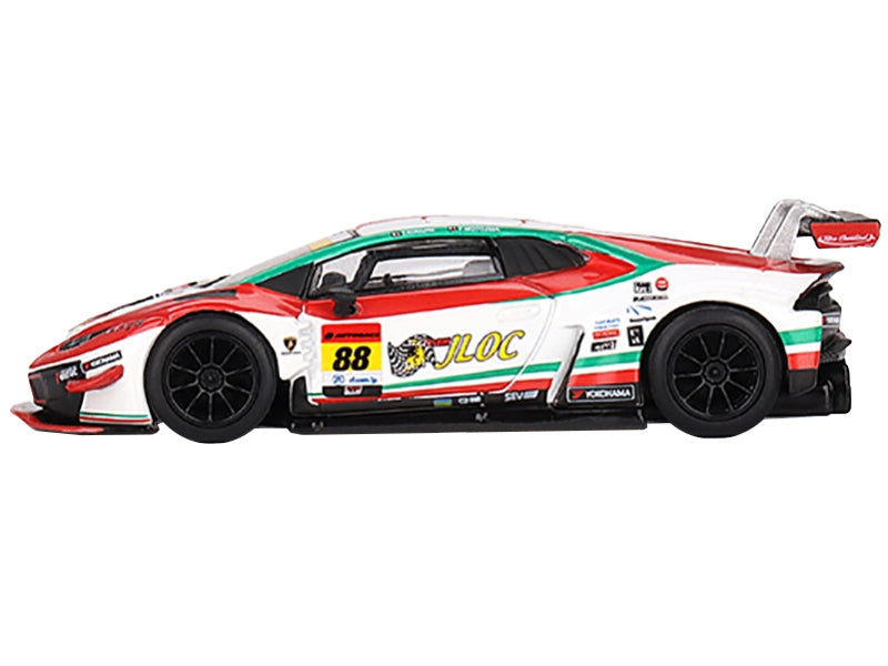 Lamborghini Huracan GT3 EVO #88 Takashi Kogure - Yuya Motojima "JLOC" "Super GT Series" (2023) Limited Edition 1/64 Diecast Model Car by True Scale Miniatures True Scale Miniatures