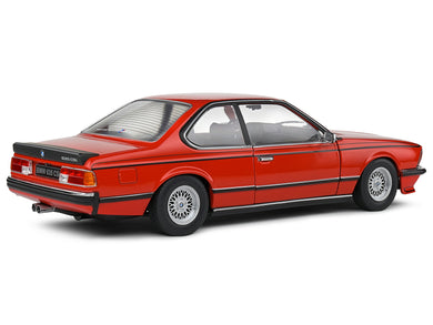 1984 BMW 635 CSI (E24) Henna Red 1/18 Diecast Model Car by Solido Solido