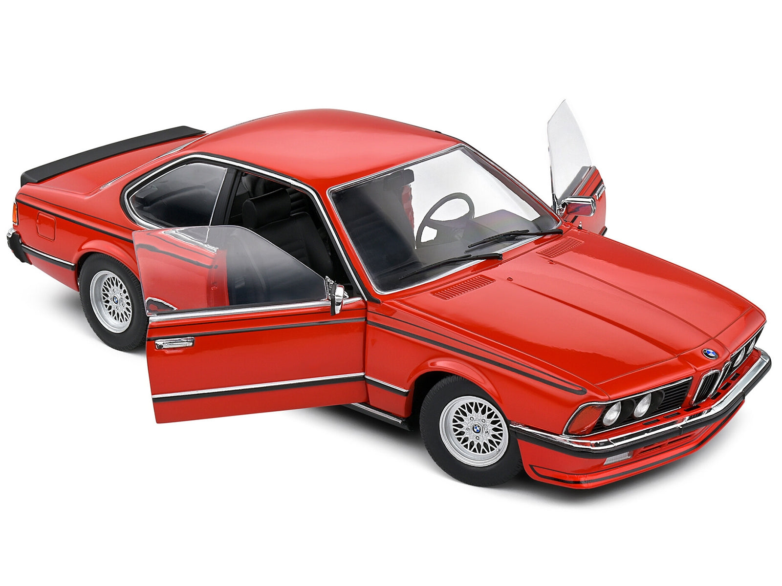 1984 BMW 635 CSI (E24) Henna Red 1/18 Diecast Model Car by Solido Solido