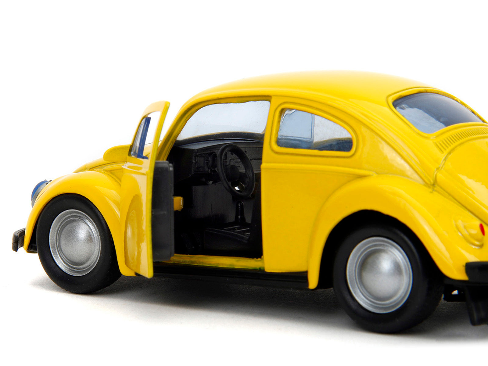 Volkswagen Beetle "Bumblebee" Yellow "Transformers" "Hollywood Rides" Series 1/32 Diecast Model Car by Jada Jada