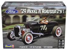 Load image into Gallery viewer, Level 5 Model Kit 1929 Ford Model A Roadster 2-in-1 Kit 1/25 Scale Model by Revell Revell
