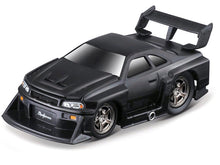 Load image into Gallery viewer, 1999 Nissan Skyline GT-R (R34) #5 &quot;Liberty Walk&quot; Matt Black 1/64 Diecast Model Car by Muscle Machines Muscle Machines
