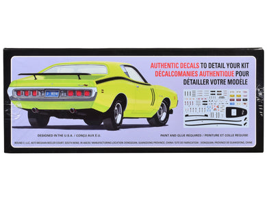 Skill 2 Model Kit 1971 Dodge Charger R/T 1/25 Scale Model by AMT AMT