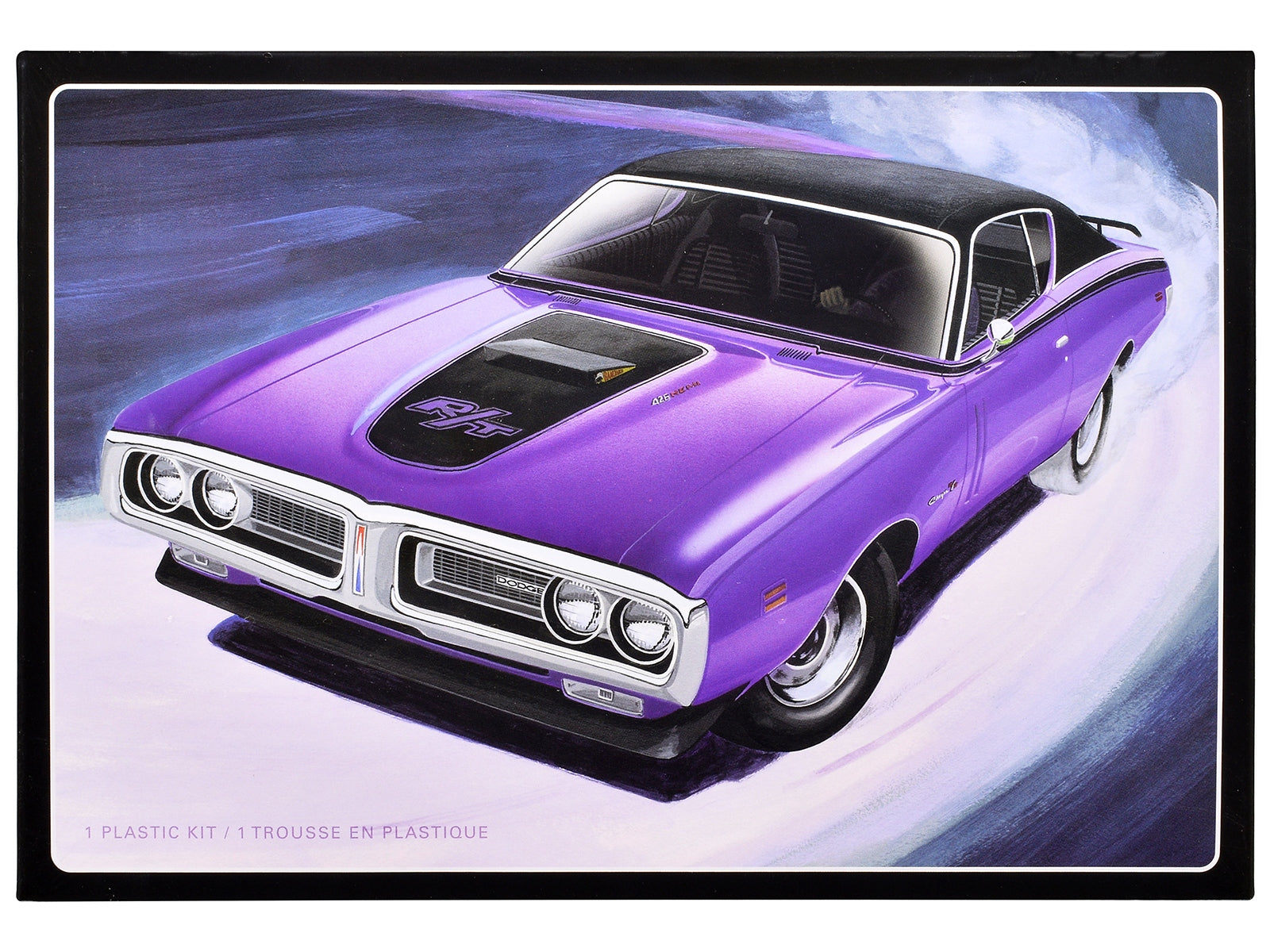 Skill 2 Model Kit 1971 Dodge Charger R/T 1/25 Scale Model by AMT AMT