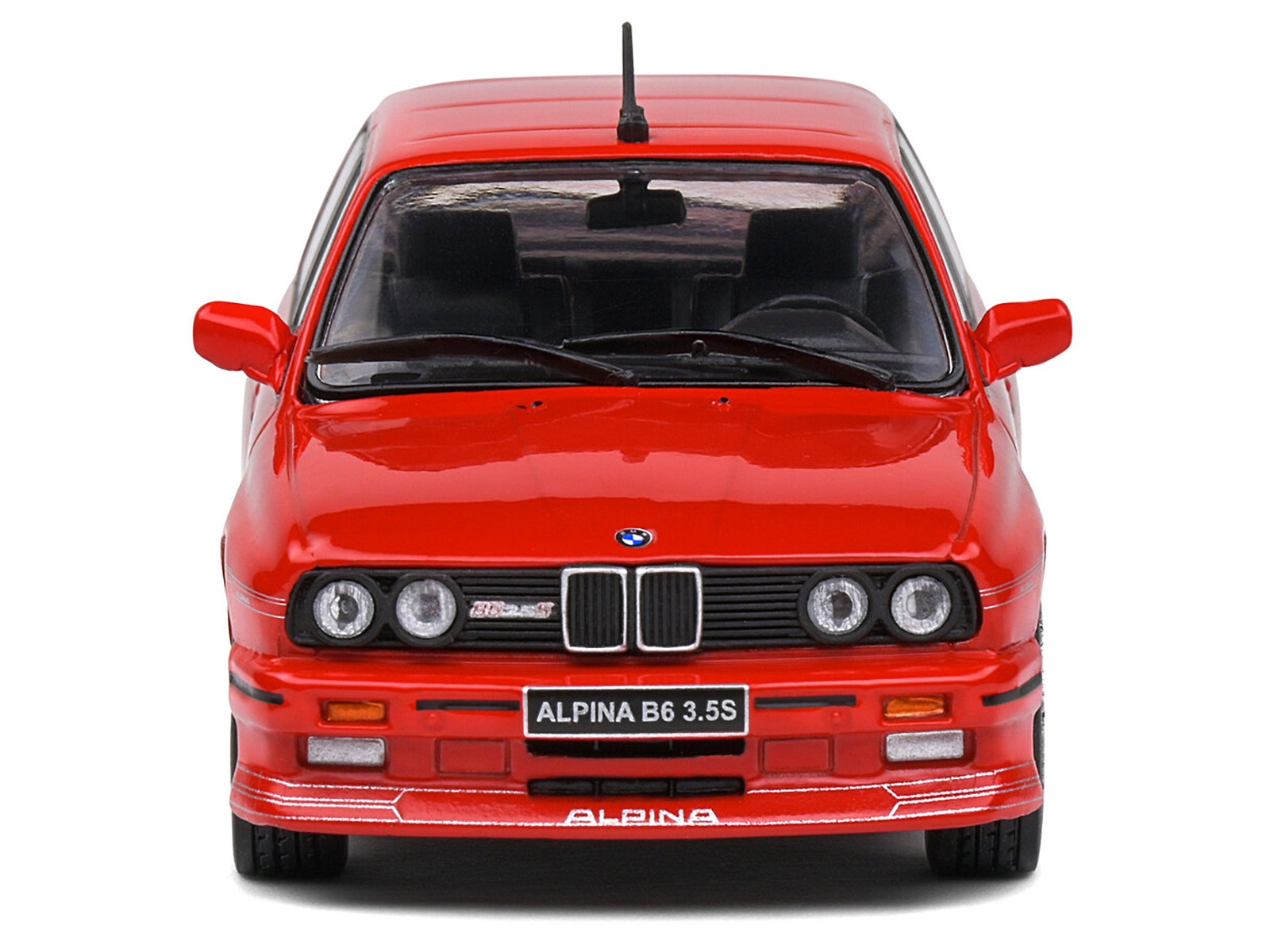 1990 BMW Alpina B6 (E30) Brilliant Red 1/43 Diecast Model Car by Solido Solido