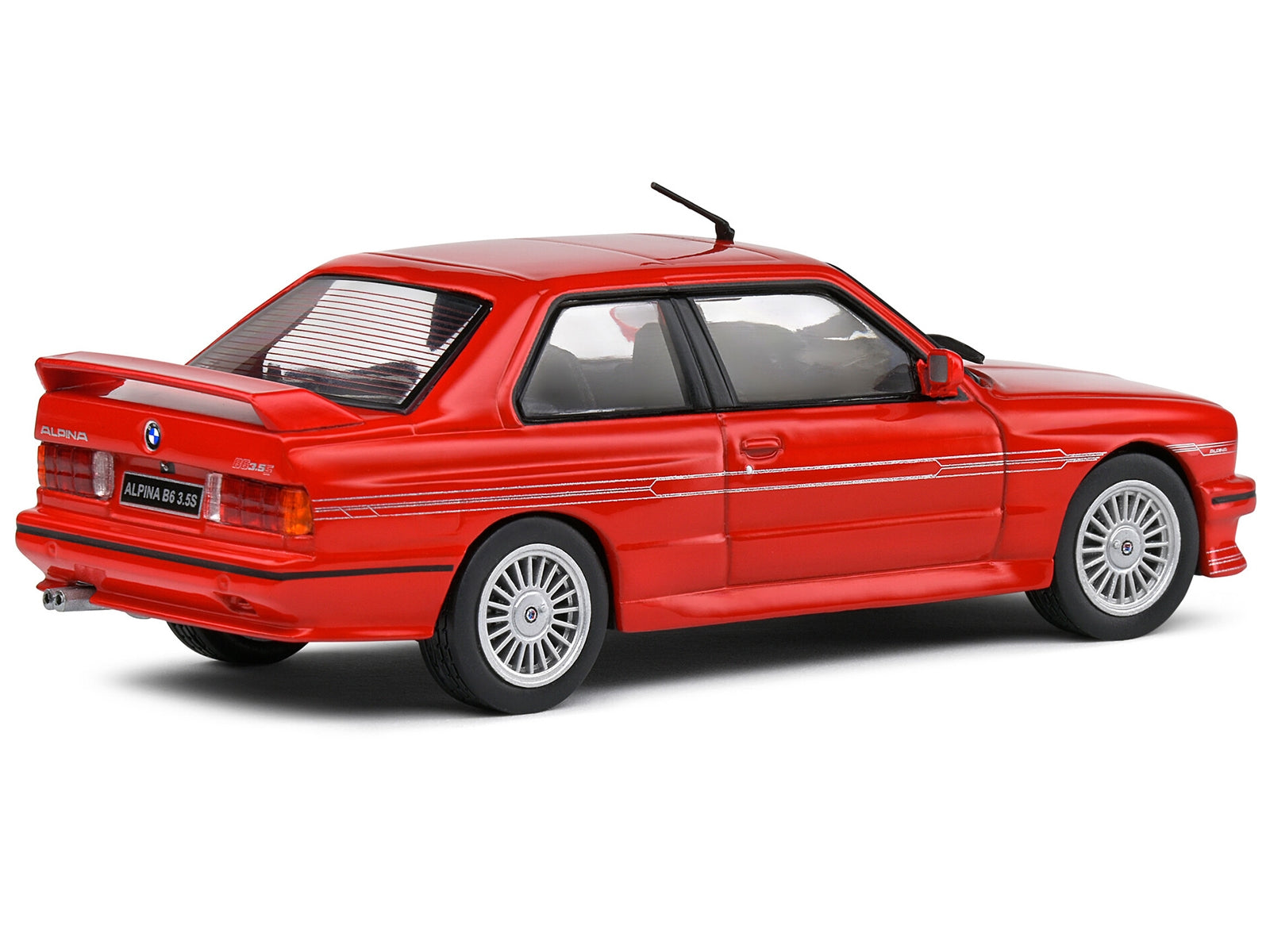 1990 BMW Alpina B6 (E30) Brilliant Red 1/43 Diecast Model Car by Solido Solido