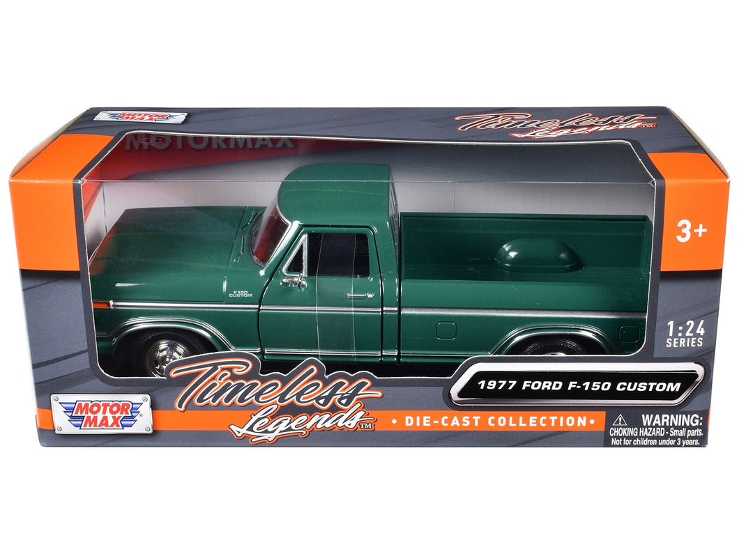 1977 Ford F-150 Custom Pickup Truck Green 