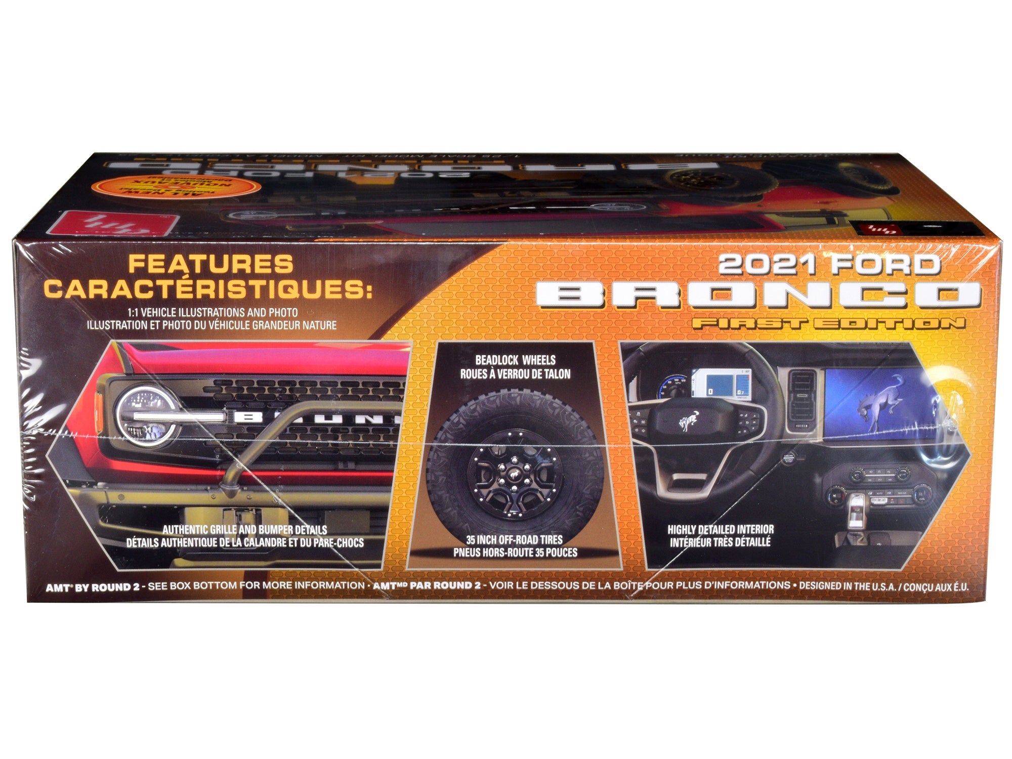 Skill 2 Model Kit 2021 Ford Bronco First Edition 1/25 Scale Model by AMT AMT