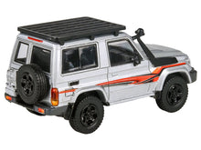 Load image into Gallery viewer, 2014 Toyota Land Cruiser LC 71 Silver Metallic with Graphics 1/64 Diecast Model Car by Paragon Models Paragon
