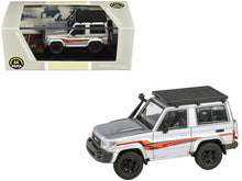 Load image into Gallery viewer, 2014 Toyota Land Cruiser LC 71 Silver Metallic with Graphics 1/64 Diecast Model Car by Paragon Models Paragon
