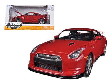 2009 Nissan GT-R R35 Red 1/24 Diecast Car Model by Jada Jada