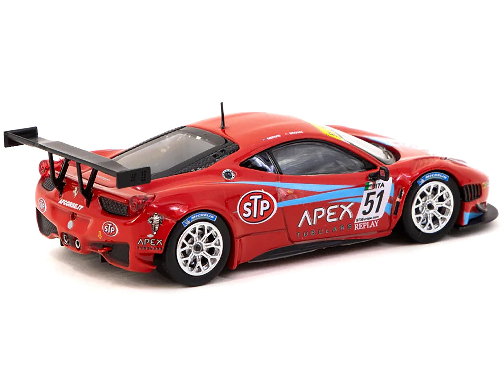 Ferrari 458 Italia GT3 #51 Daniel Brown - Glynn Geddie "FIA GT3 European Championship" (2011) "Hobby64" Series 1/64 Diecast Model Car by Tarmac Works Tarmac Works