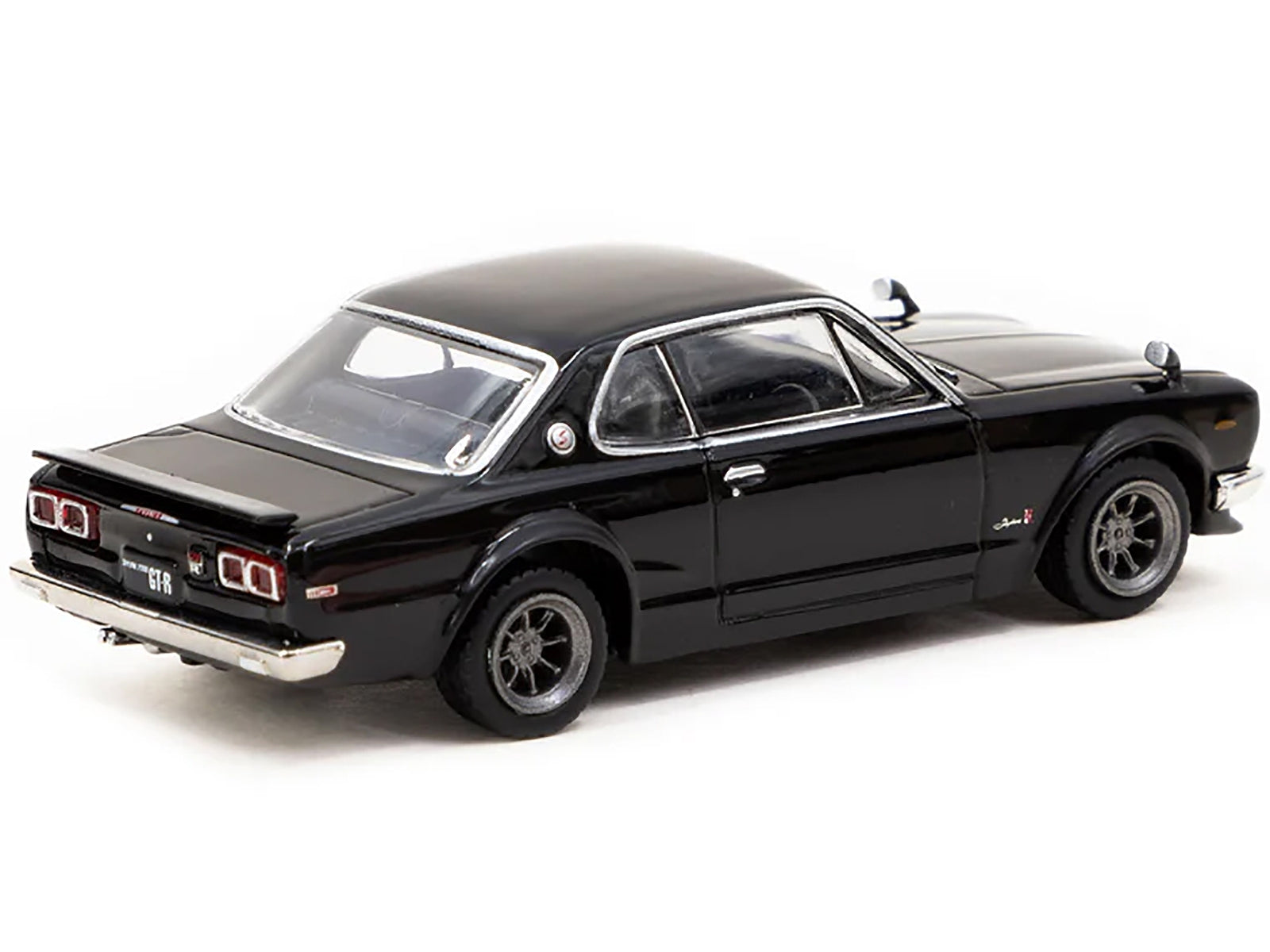 Nissan Skyline 2000GT-R (KPGC10) RHD (Right Hand Drive) Black "Global64" Series 1/64 Diecast Model by Tarmac Works Tarmac Works