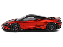 Load image into Gallery viewer, 2020 McLaren 765 LT Volcano Red Metallic with Black Top 1/43 Diecast Model Car by Solido Solido
