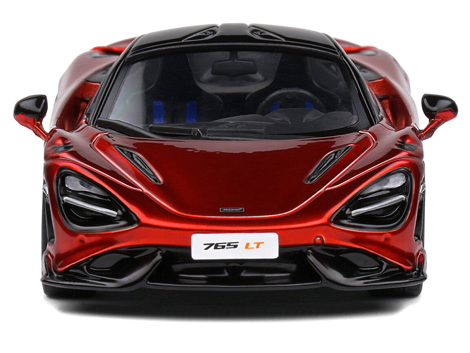 2020 McLaren 765 LT Volcano Red Metallic with Black Top 1/43 Diecast Model Car by Solido Solido