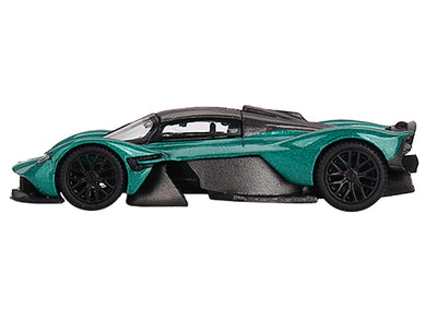 Aston Martin Valkyrie Racing Green Metallic Limited Edition to 3960 pieces Worldwide 1/64 Diecast Model Car by True Scale Miniatures True Scale Miniatures