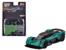 Load image into Gallery viewer, Aston Martin Valkyrie Racing Green Metallic Limited Edition to 3960 pieces Worldwide 1/64 Diecast Model Car by True Scale Miniatures True Scale Miniatures
