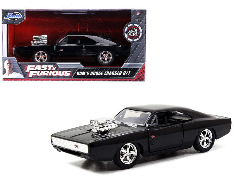 Dom's Dodge Charger R/T Black "Fast & Furious 7" (2015) Movie 1/32 Diecast Model Car by Jada Jada