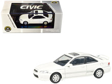 Load image into Gallery viewer, 1999 Honda Civic Si EM1 Taffeta White with Sunroof 1/64 Diecast Model Car by Paragon Models Paragon
