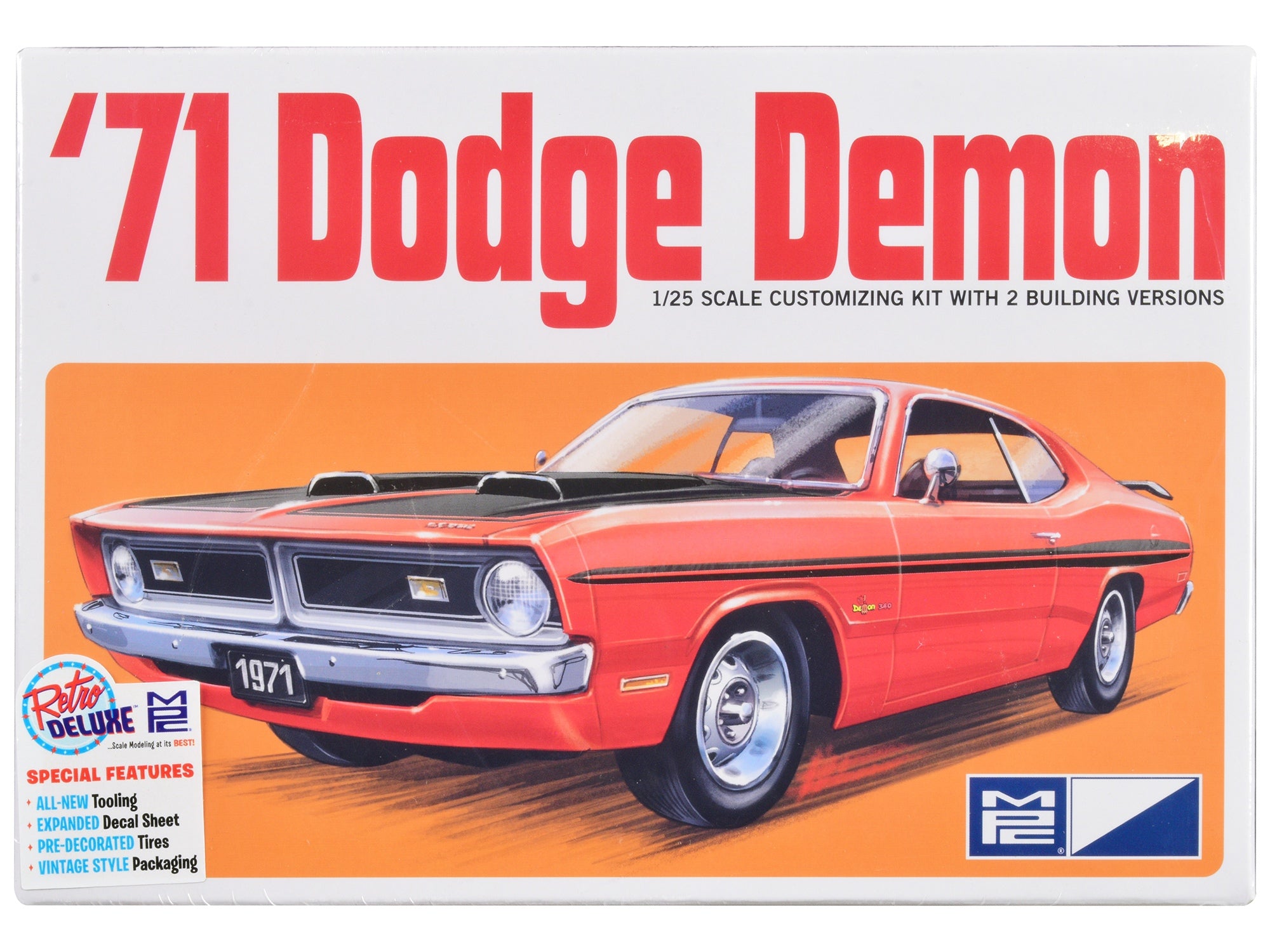 Skill 2 Model Kit 1971 Dodge Demon 1/25 Scale Model by MPC MPC