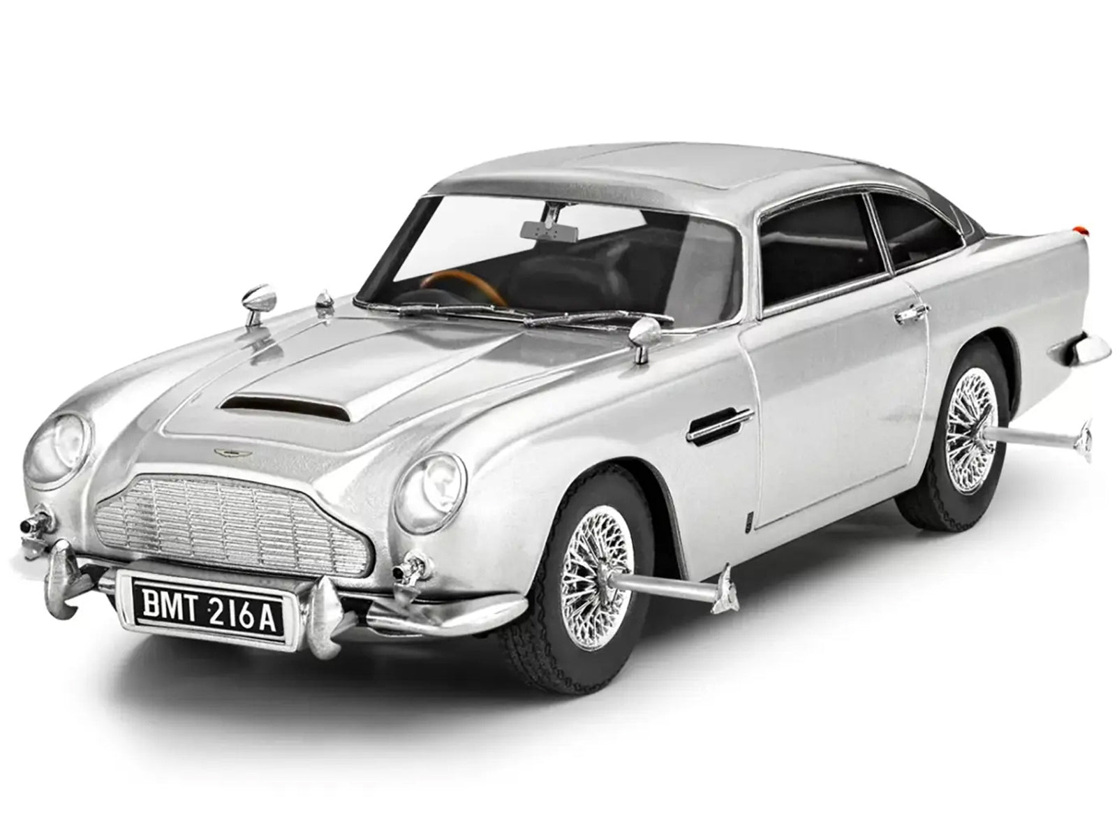 Level 2 Easy-Click Model Kit Aston Martin DB5 James Bond 007 "Goldfinger" (1964) Movie 1/24 Scale Model by Revell Revell