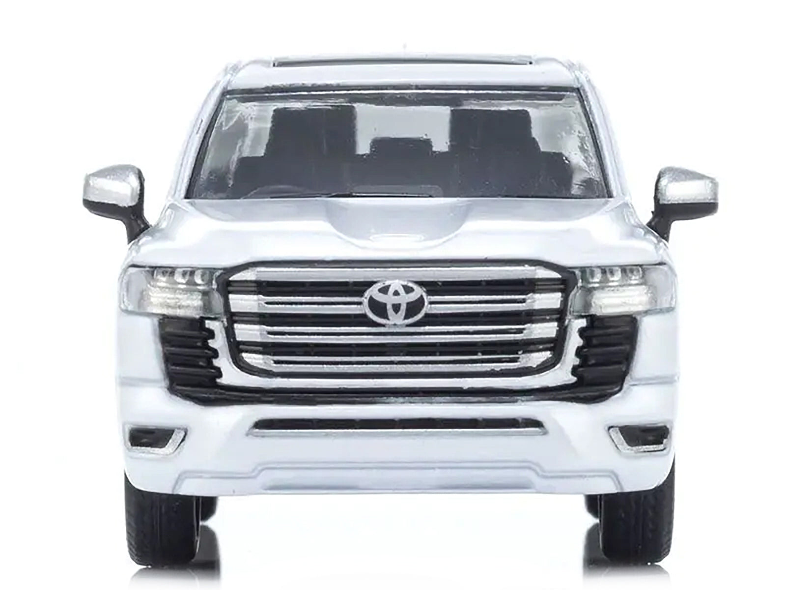 Toyota Land Cruiser ZX RHD (Right Hand Drive) White with Mini Book No.14 1/64 Diecast Model Car by Kyosho Kyosho