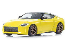 Load image into Gallery viewer, Nissan Fairlady Z RHD (Right Hand Drive) Ikazuchi Yellow with Black Top with Mini Book No.13 1/64 Diecast Model Car by Kyosho Kyosho
