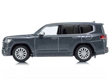 Load image into Gallery viewer, Toyota Land Cruiser ZX RHD (Right Hand Drive) Gray Metallic with Mini Book No.14 1/64 Diecast Model Car by Kyosho Kyosho
